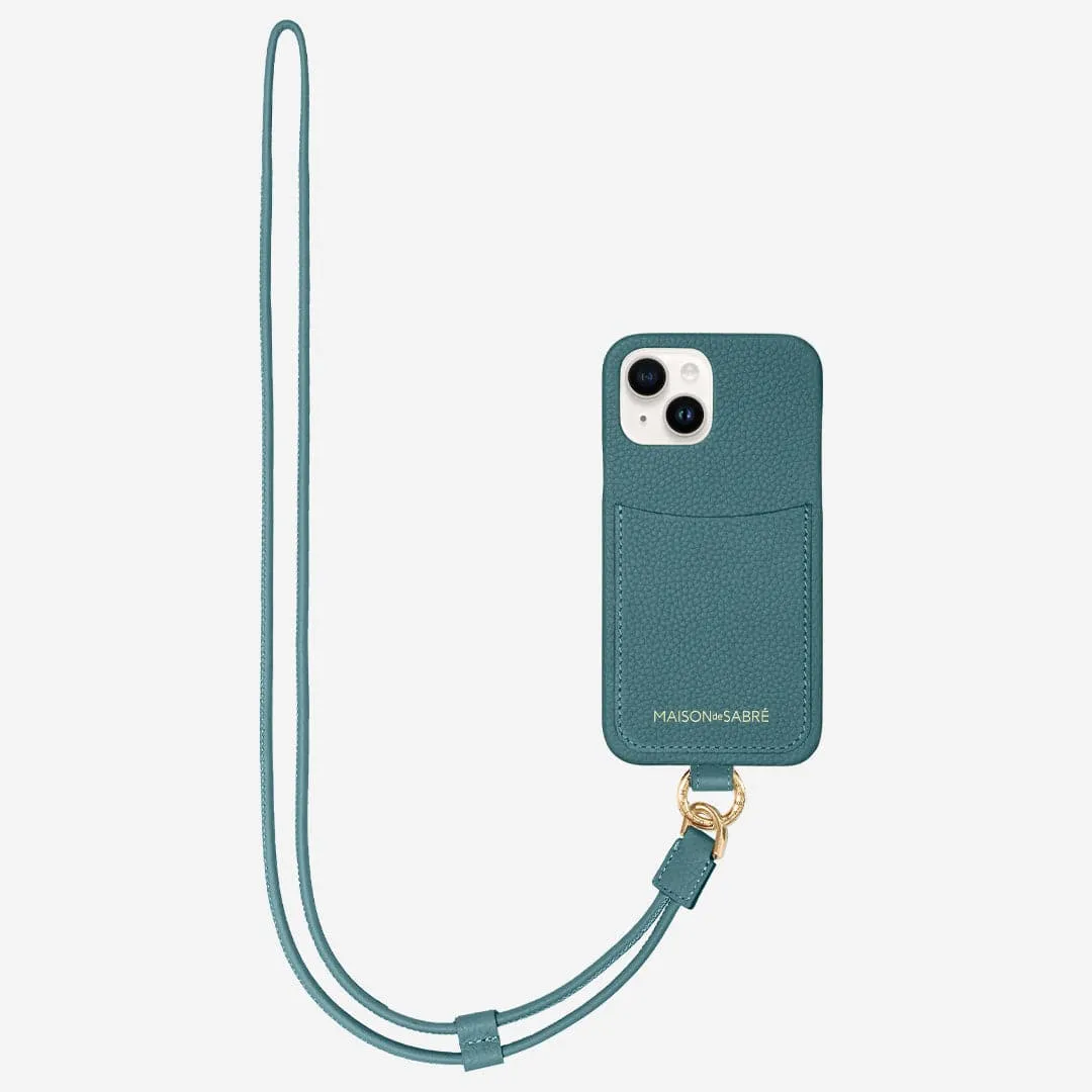 The Sling Phone Case iPhone 14 - Bondi Blue