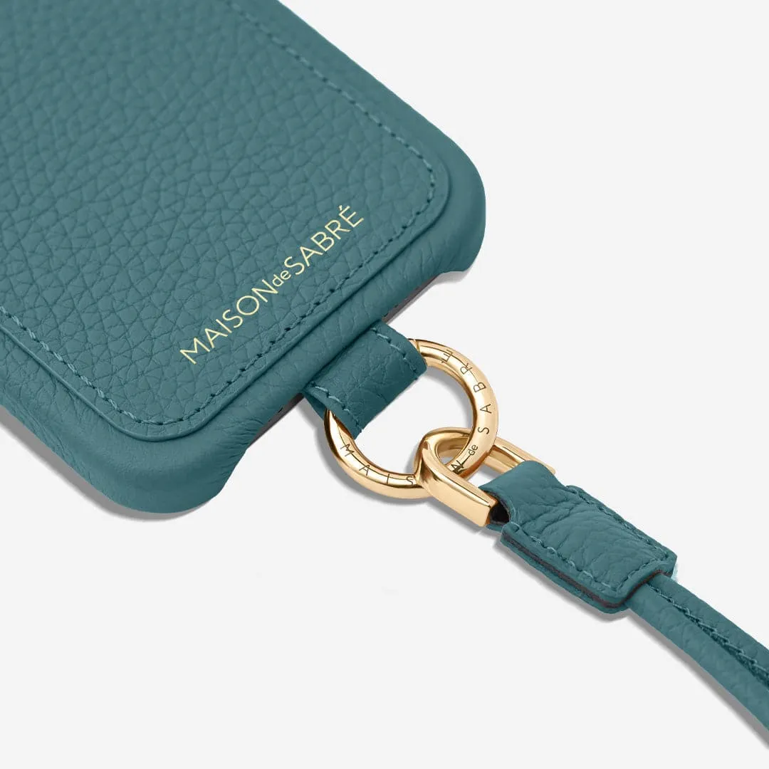 The Sling Phone Case iPhone 14 - Bondi Blue