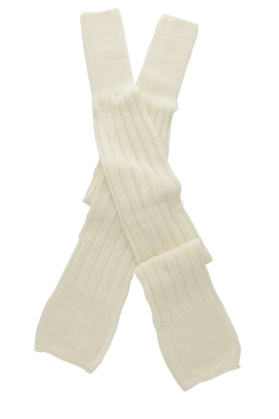 TRASPARENZE MADRID Ecru Legwarmers