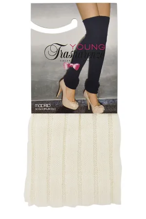 TRASPARENZE MADRID Ecru Legwarmers