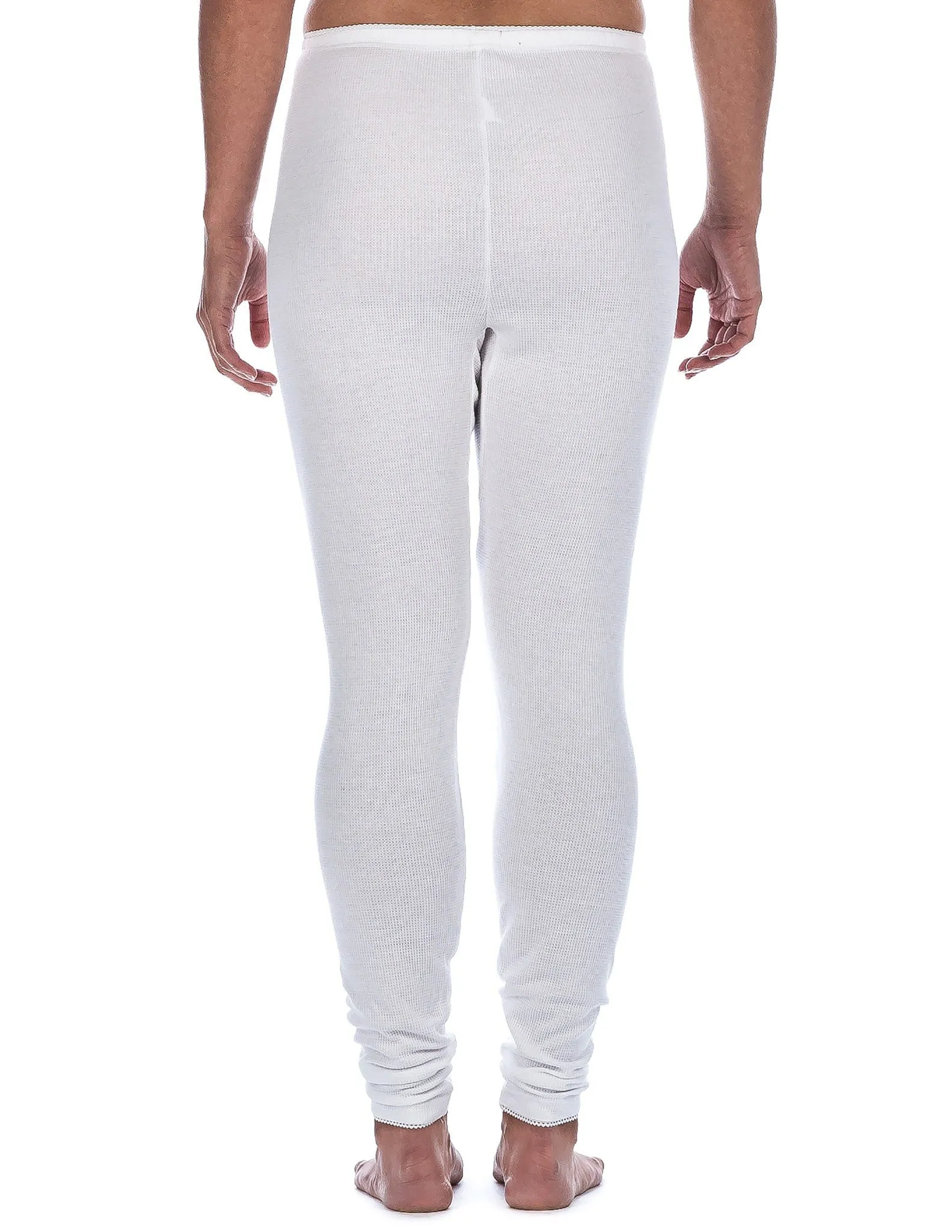 Women's Classic Waffle Knit Thermal Long John Pants