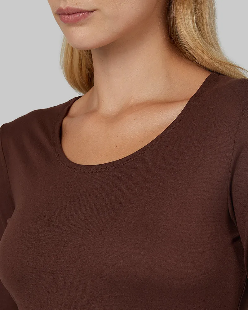 WOMEN'S LIGHTWEIGHT BASELAYER SCOOP TOP