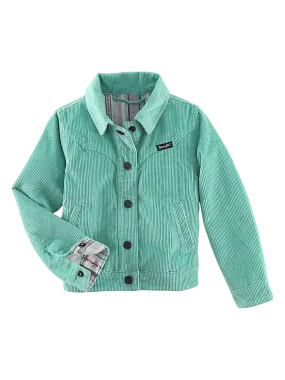 Wrangler Girl's Flannel Lined Corduroy Jacket