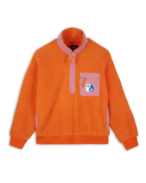 Yin Yang Half Zip Jacket - Orange